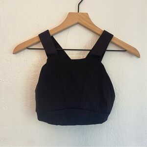 Free people movement Black Women's sports bra with clasps